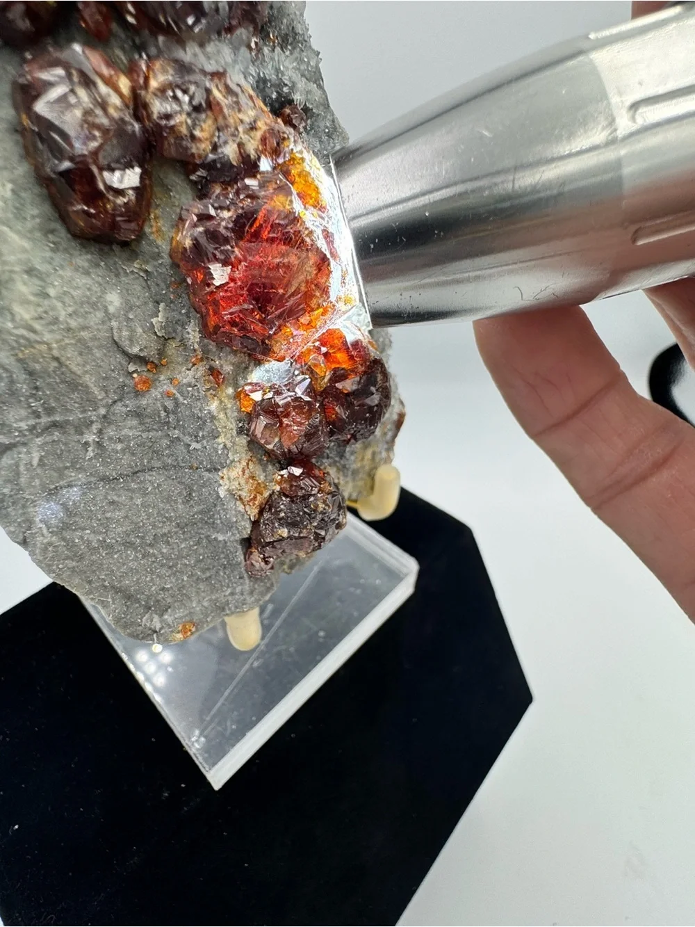 Garnet Crystals on Matrix